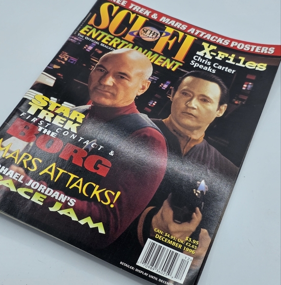 Vintage 1996 Sci-Fi Entertainment Magazine Star Trek & X-Files Issue - Picture 2 of 6